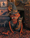 Primitive Halloween Pumpkin Doll Pattern