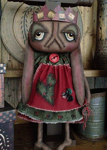 Primitive Rabbit Doll Pattern