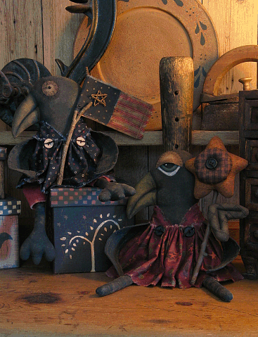 Primitive Crow Doll Pattern